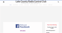 Desktop Screenshot of lakecountyrcclub.org